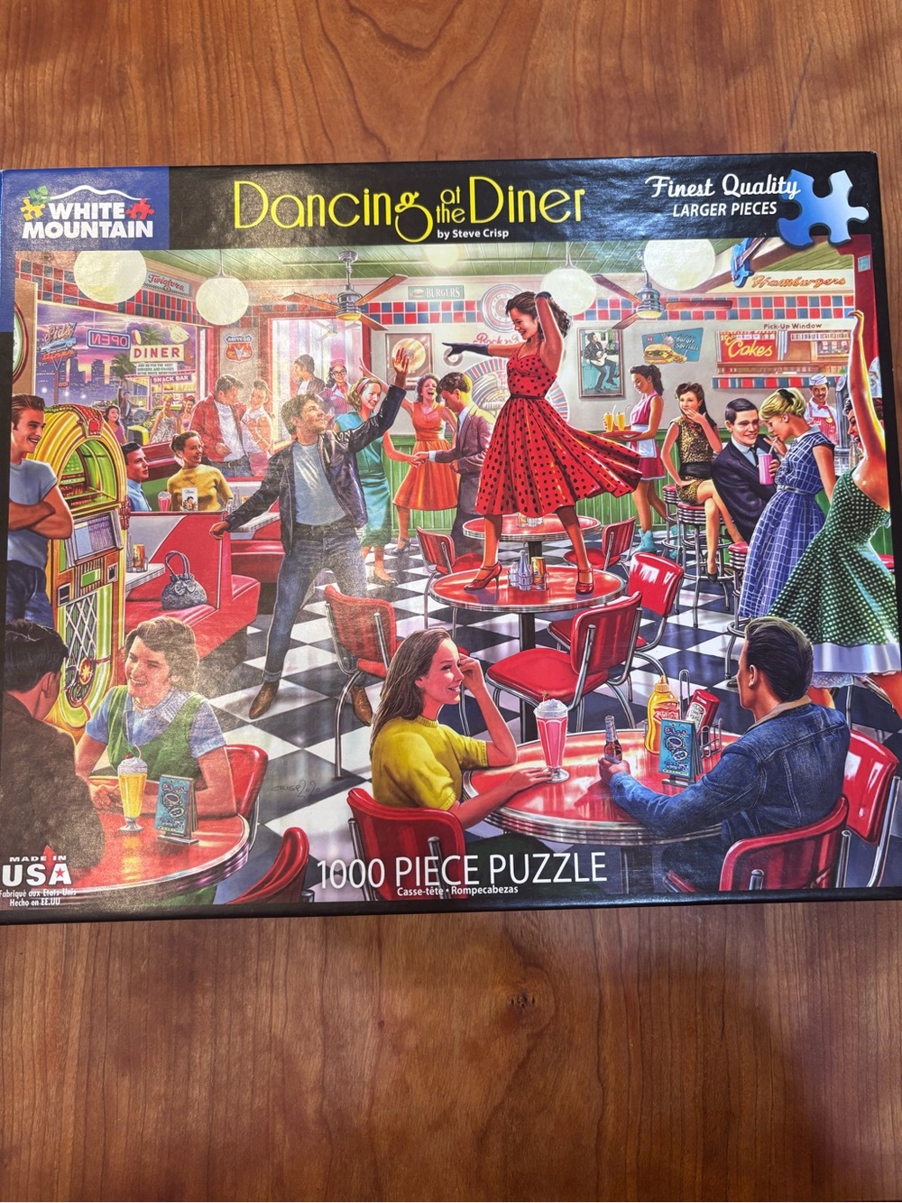 White Mountain Dancing at the Diner 1000-Piece Puzzle
